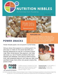 Nutrition Nibbles for Families From FoodWIse